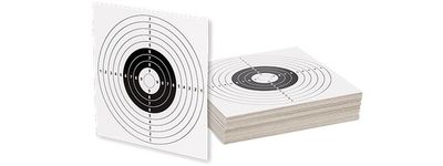 Cardboard Bullseye Airsoft Targets-100 Count