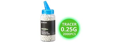 GoldenBall 2000 Round .25G Premium Grade Tracer BBs