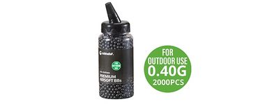 GoldenBall 2000 Round .40G Premium Grade Outdoor BBs - Black