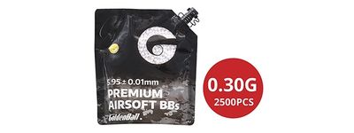 GoldenBall 2500 Round .30G Premium Grade BBs - White