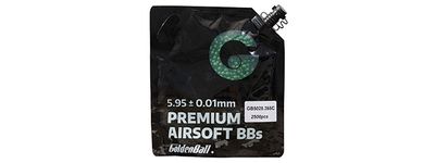 GoldenBall 2500 Round .28G Premium Grade BBs - Green