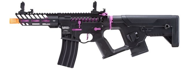 Lancer Tactical Low FPS Enforcer Needletail Skeleton M4 AEG Rifle  with Alpha Stock