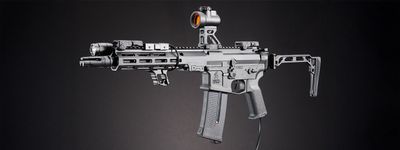 Custom Disrupt Gravity - Lancer Tactical Gen 2 Stalker 10" M4 HPA Airsoft Rifle
