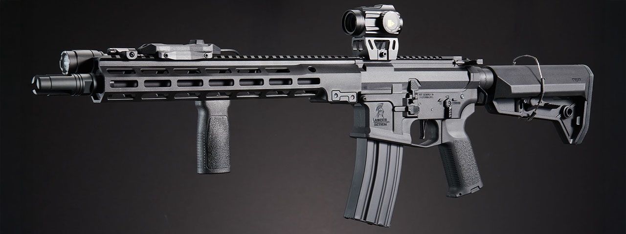 Custom Barrage - Lancer Tactical Gen 2 Core Series Stalker 13" M4 AEG Airsoft Rifle