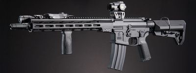 Custom Barrage - Lancer Tactical Gen 2 Core Series Stalker 13" M4 AEG Airsoft Rifle