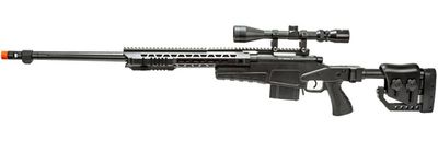 WellFire MB4419-2BA Bolt Action Airsoft Sniper Rifle with Scope