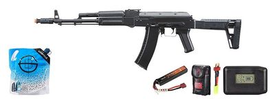 LCT MRK-74 AEG Rifle - Battery-Adapter-Charger Combo