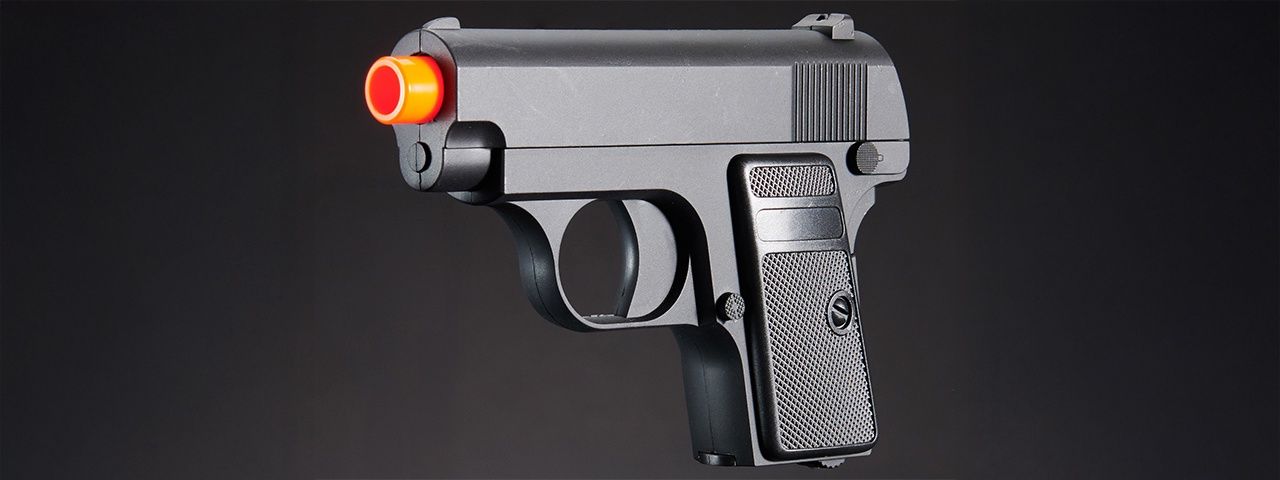 Lancer Tactical M222 Spring Powered Airsoft Pistol, COLOR: Black