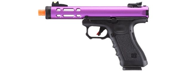 WE-Tech Galaxy G-Series Gas Blowback Airsoft Pistol, COLOR: Purple