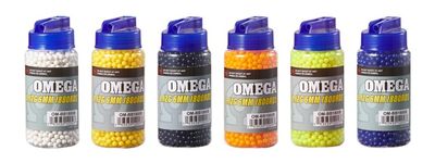 Omega 1800 Round 0.12g BB Bottle - Mix Colors