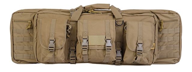 Molle 36" Double Gun Case - Coyote Brown