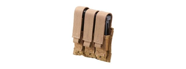 Code 11 Molle Triple Pistol Magazine Pouch