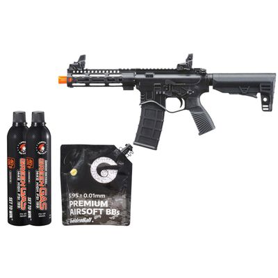 Golden Eagle Compact BD Style 7" M-LOK M4 GBB Airsoft Rifle - Combo