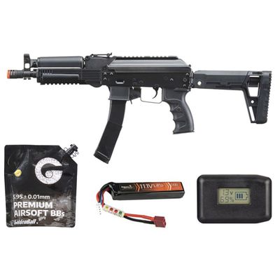 LCT LPPK-20 SMG AEG Rifle w/ ASTER V2 - Battery+Charger Combo
