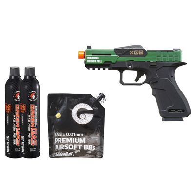 Poseidon CSI XG8 Gas Blow Back Aluminum Pistol -Combo
