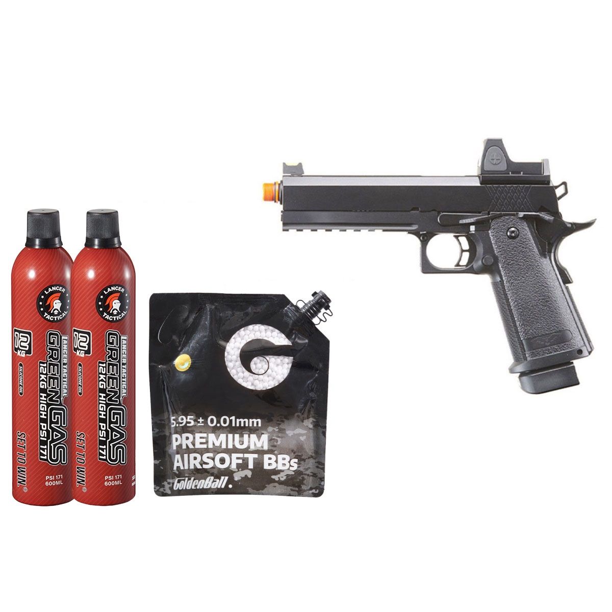 Raven Airsoft 5.1 Hi Capa w/ Micro Dot - Combo