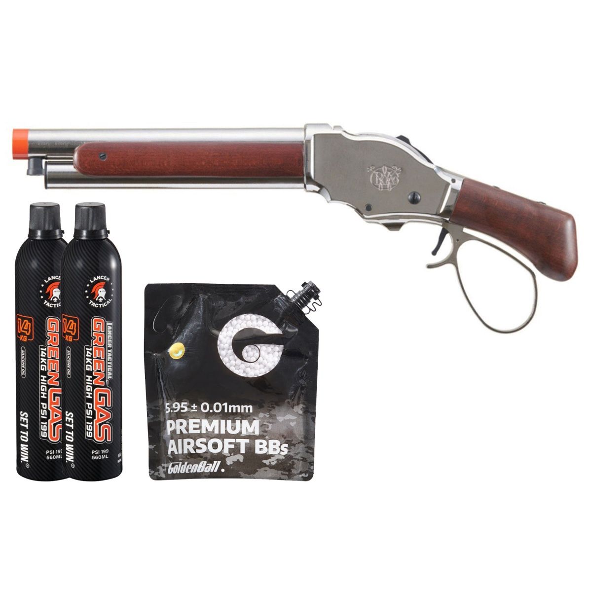 Golden Eagle 1887 Compact Wide Lever Action Shotgun - Combo