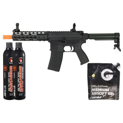 Golden Eagle MC6637 Elite Series 7" Keymod CQB GBB Airsoft Rifle - Combo