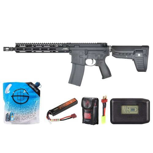 Bcm Licensed MCMR 11.5" Full Metal Airsoft Aeg W/ Vfc Avalon Gearbox - Battery/Adapter/Charger Combo