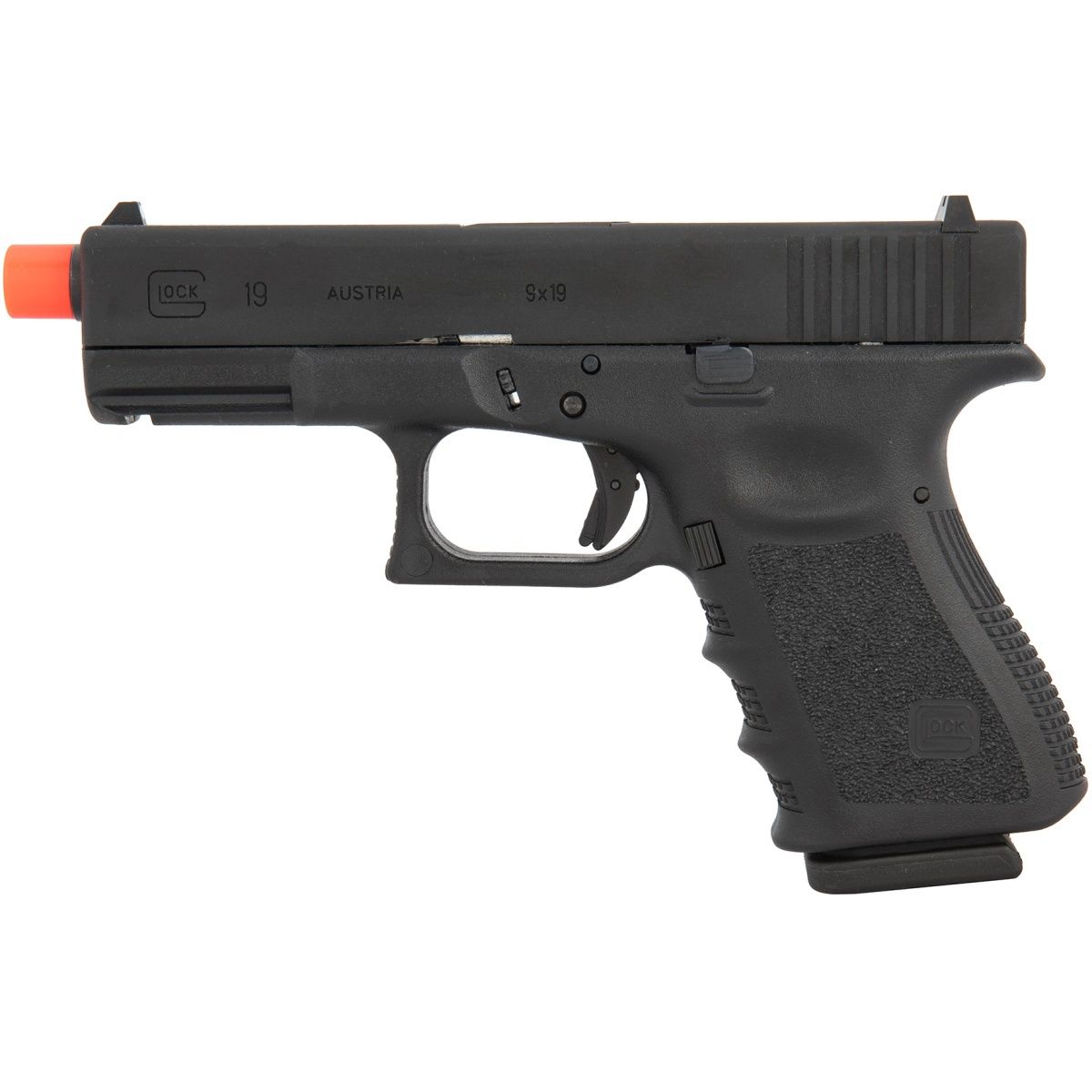 HK-2276303 Licensed Gen 3 Glock-19 Gas Blowback Airsoft Pistol