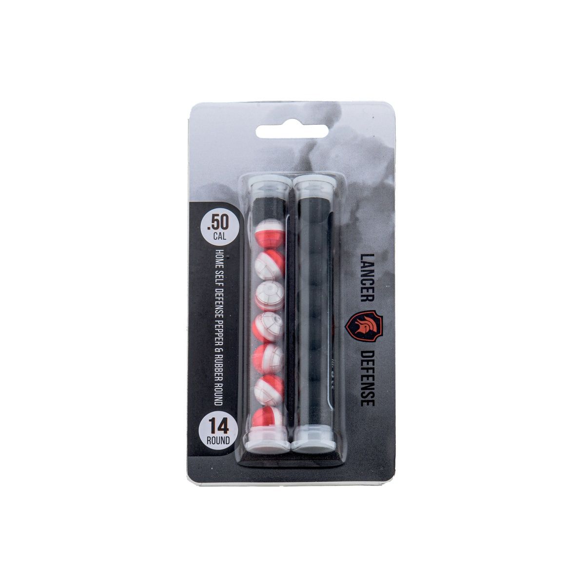 Lancer Defense .50 Cal Pepper Ball and Rubber Ball Pack - 7 Rounds of Each
