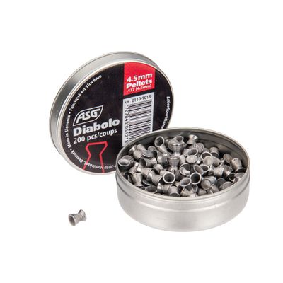 ASG 200 Round Airgun Pellet Diabolo 4.5mm / .177 Cal