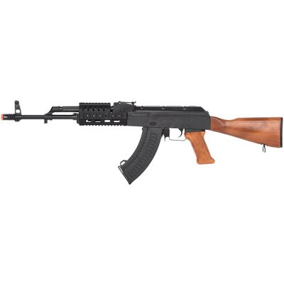 LCT Airsoft TX-63 / AK-63 RIS AEG Rifle - Real Wood