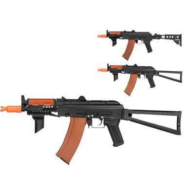 Double Bell AK74U AEG Airsoft Rifle w/ Folding Wire Stock