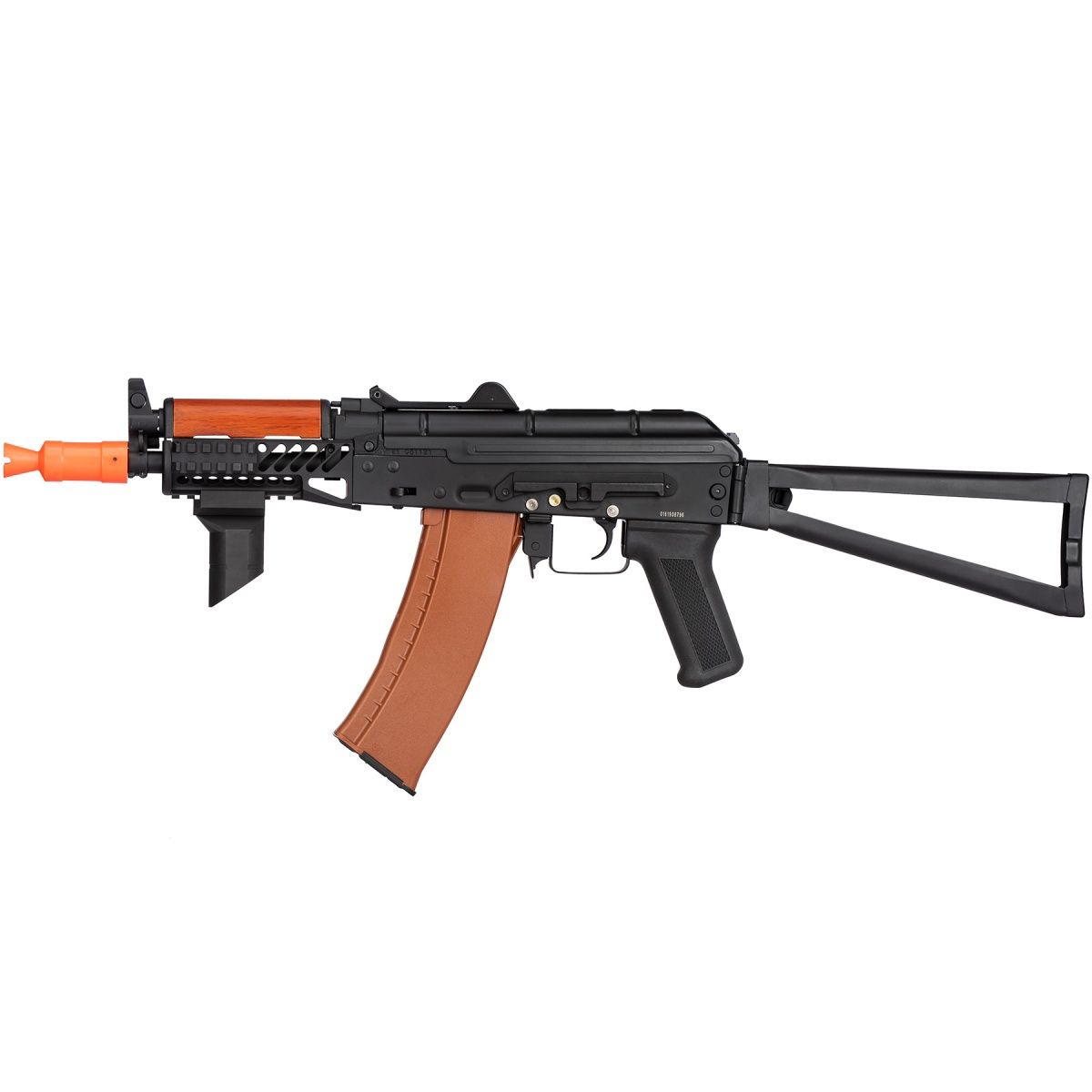 Double Bell AK74U AEG Airsoft Rifle w/ Folding Wire Stock, VERSION: Triangle Stock