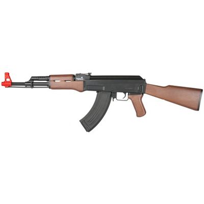 Lancer Tactical LT-16D Classic AK47 AEG w/ Full Stock - BLACK/WOOD