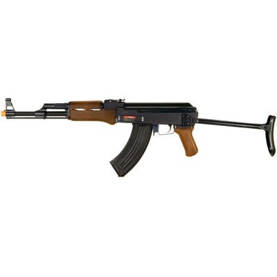 Double Eagle Airsoft AK 47 AEG ABS Polymer Edition w/ Folding Stock