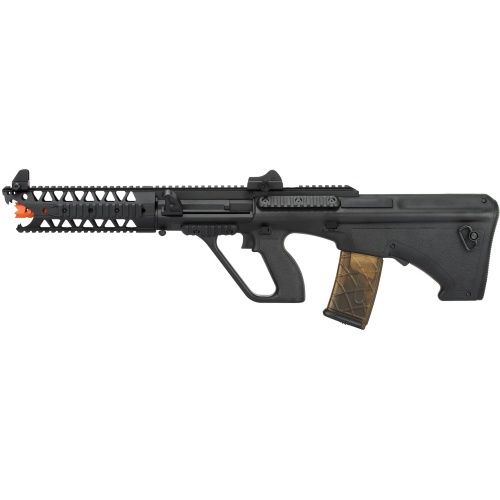 Army Armament AUG 9" Raptor Polymer AEG Airsoft Rifle, COLOR: Black'