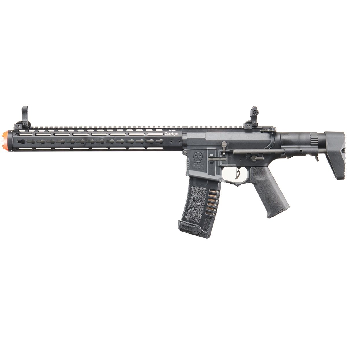 ARES Amoeba Gen5 AM-016 M4 Airsoft AEG with Octarms 13.5" Keymod Handguard, COLOR: Black