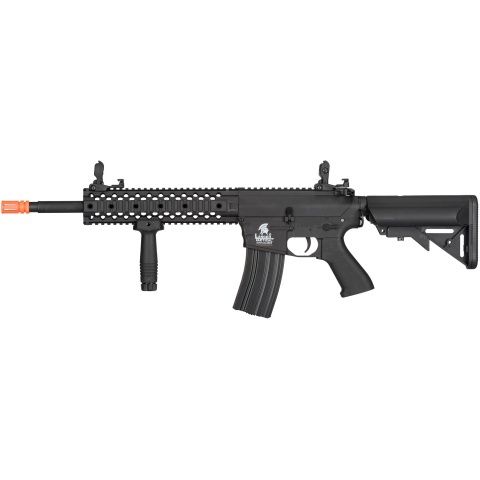 Lancer Tactical Low FPS Gen 2 M4 Evo Airsoft AEG Rifle, COLOR: Black