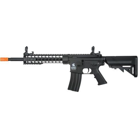 Lancer Tactical Low FPS Gen 2 10" Keymod M4 Carbine Airsoft AEG Rifle, COLOR: Black