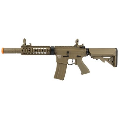 Lancer Tactical Low FPS Proline Gen 2 7" M4 Carbine Airsoft AEG Rifle with Mock Suppressor (