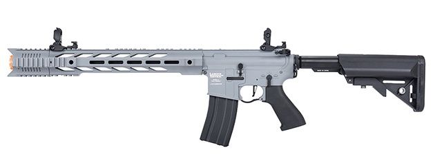Lancer Tactical ProLine M4 SPR Interceptor Airsoft AEG Rifle, COLOR: Gray