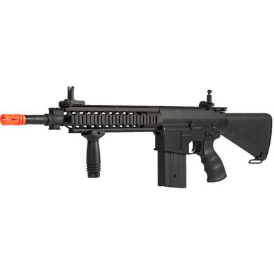 Golden Eagle JG Commando SR-25 Airsoft Aeg with Quad RIS