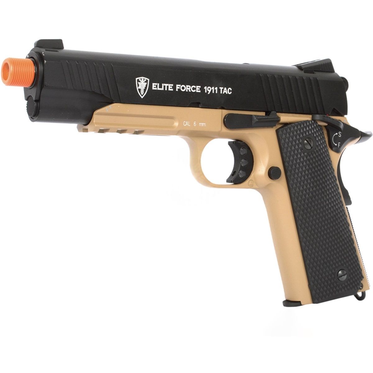 Elite Force 1911 Tac CO2 Blowback Airsoft Pistol with 20mm Rail
