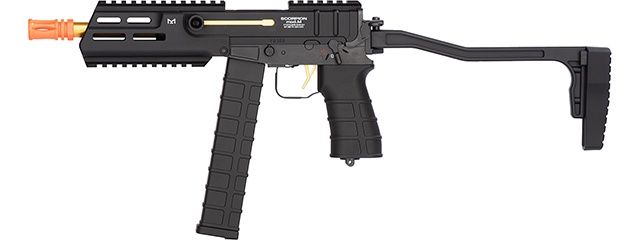 Tokyo Marui Scorpion Mod M Airsoft Submachine Gun AEG, COLOR: Black