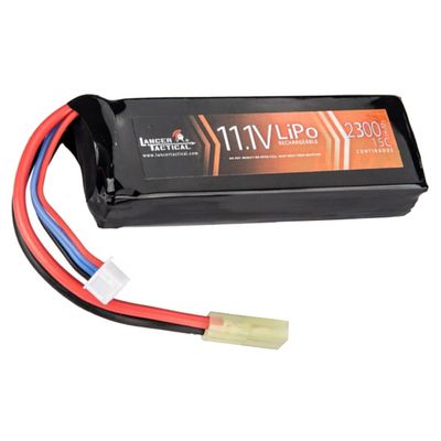 Lancer Tactical 11.1v 2300mAh 15C Brick Lipo Battery