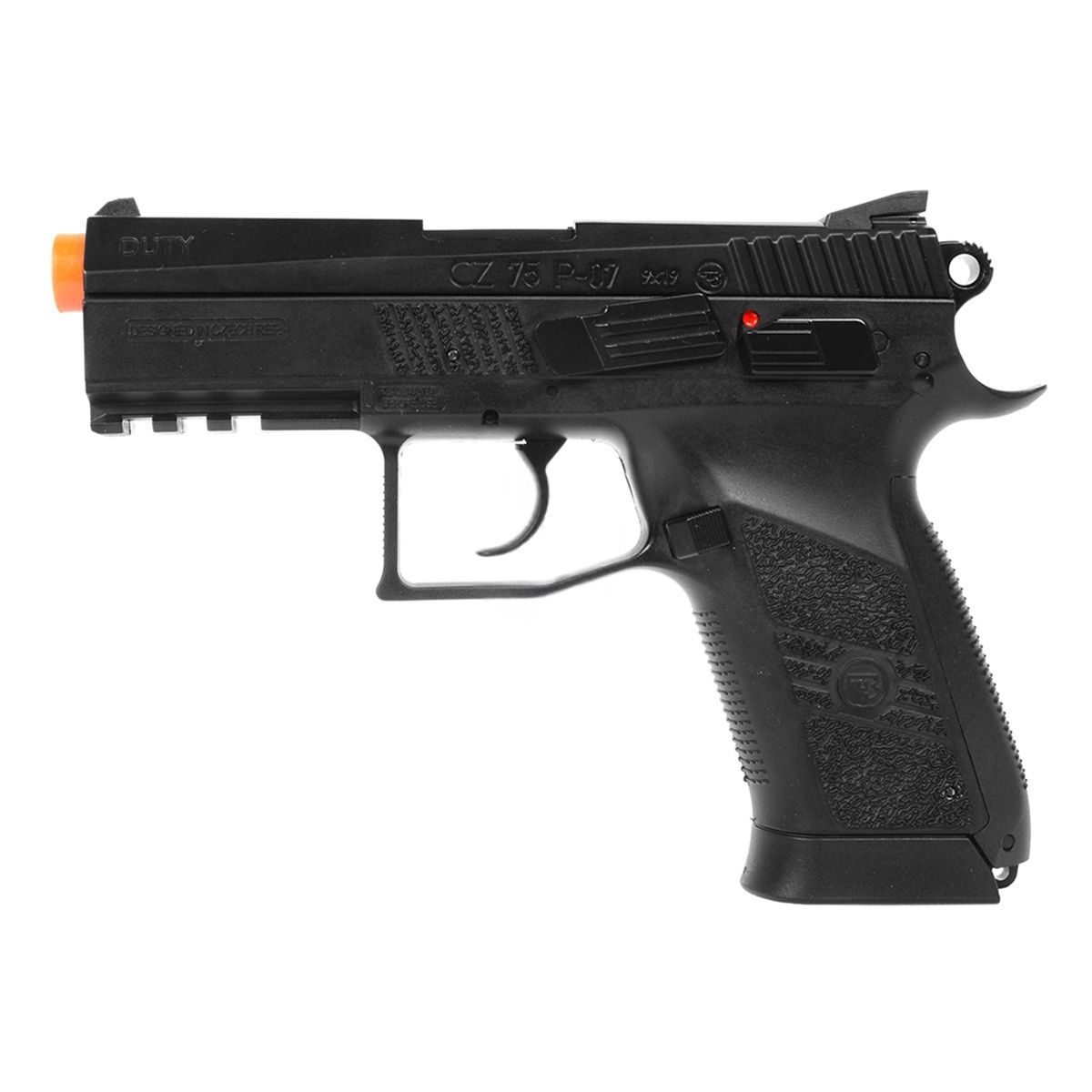 ASG licensed CZ 75 SP07 Duty Blowback CO2 Airsoft Pistol with Picatinny Rail