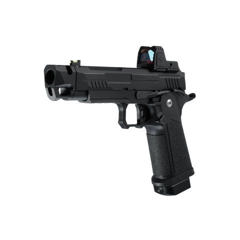 ARCTURUS Vanguard 4.3" Hi-Capa GBB Pistol w/ Optics Ready Slide, Compensator &amp; ARS-1 Red Dot Combo