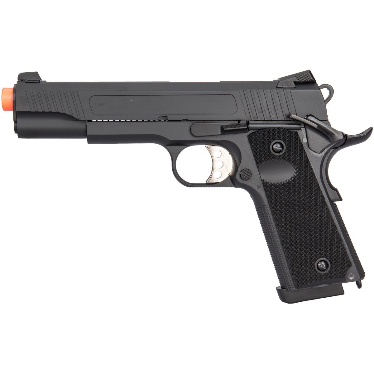 Double Bell Gas Blowback Textured Metal M1911 Airsoft Pistol