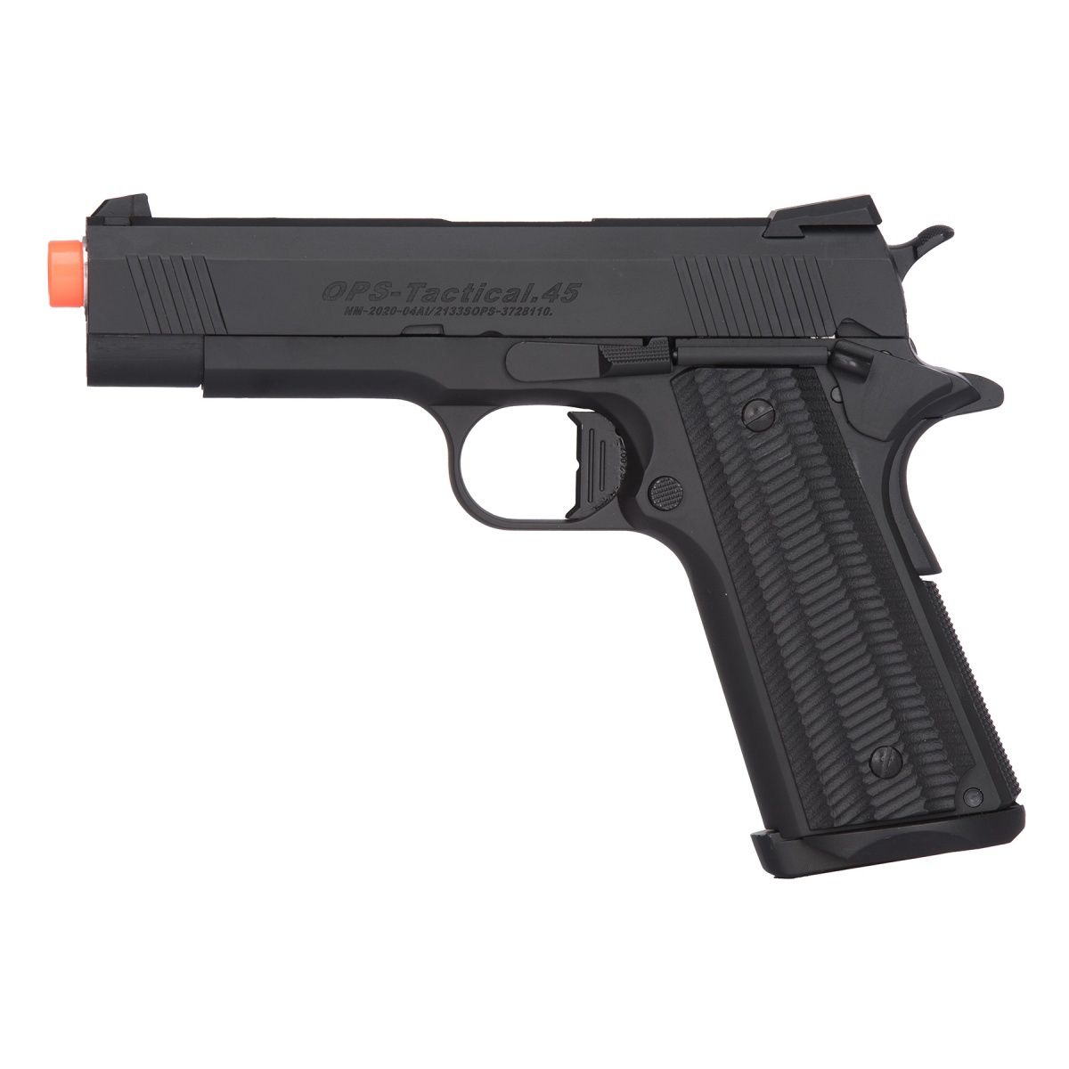 Golden Eagle 3329 OPS-Tactical 1911 Hi-Capa Gas Blowback Airsoft Pistol
