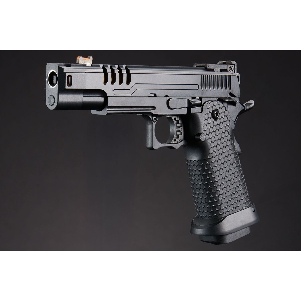 Golden Eagle 3357 Pro Series Gas Blowback Airsoft Pistol, COLOR: Black