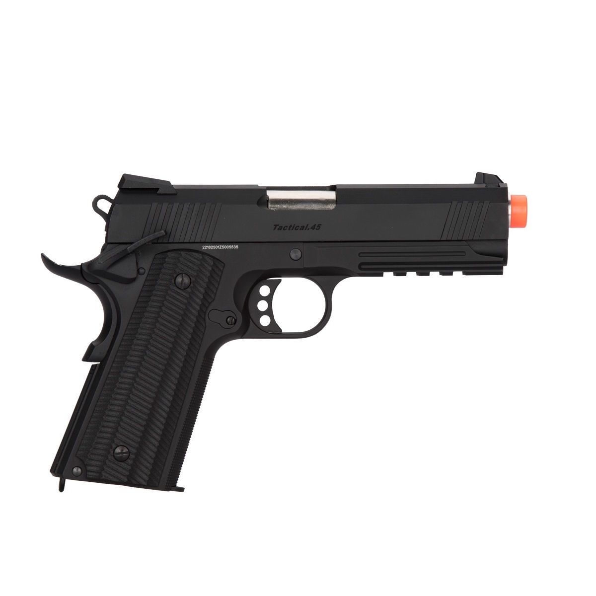 Golden Eagle IMF 3323 OTS Tactical .45 Hi Capa Semi-Auto GBB Metal Pistol