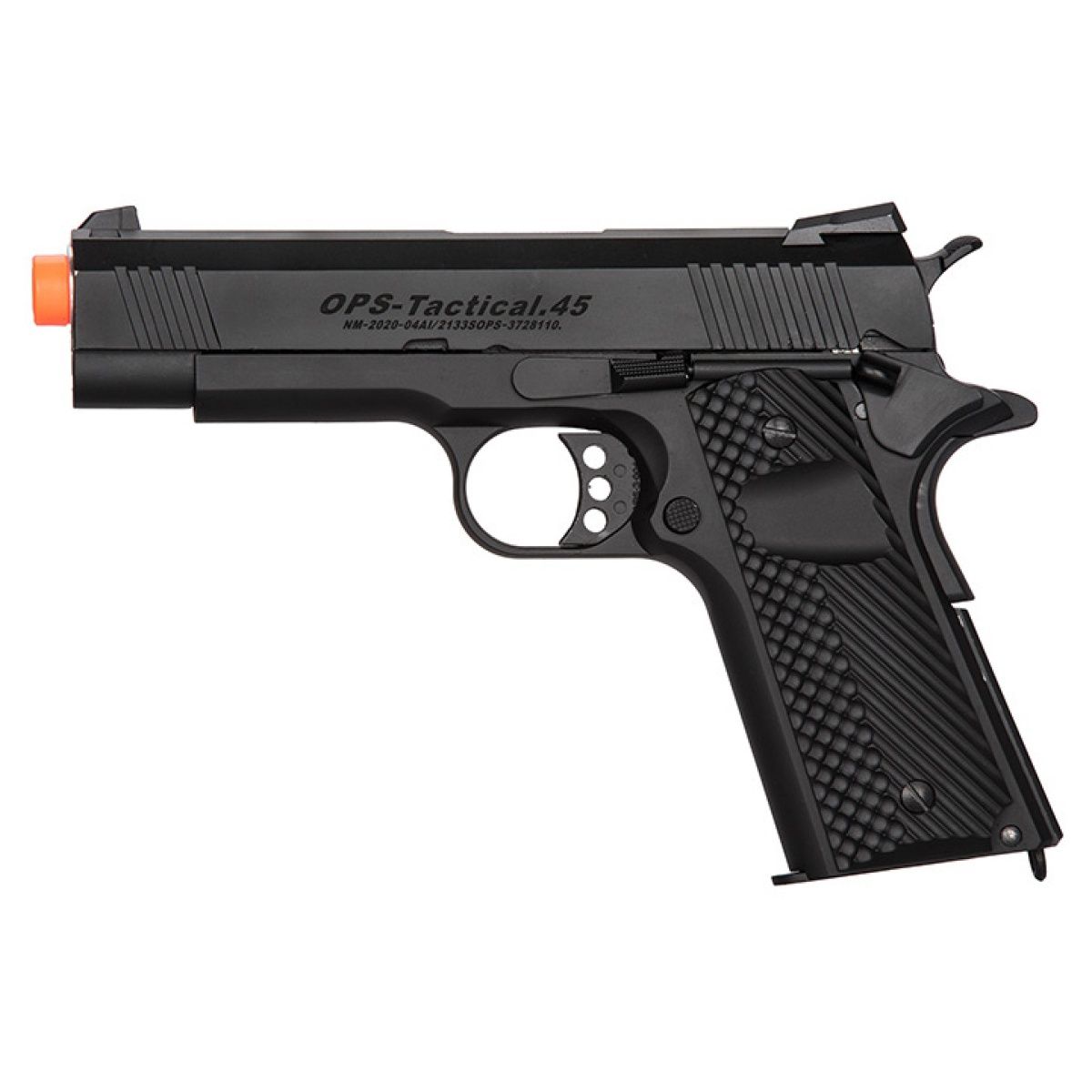 Golden Eagle IMF 3330 OTS Tactical .45 Hi Capa Semi-Auto GBB Metal Pistol