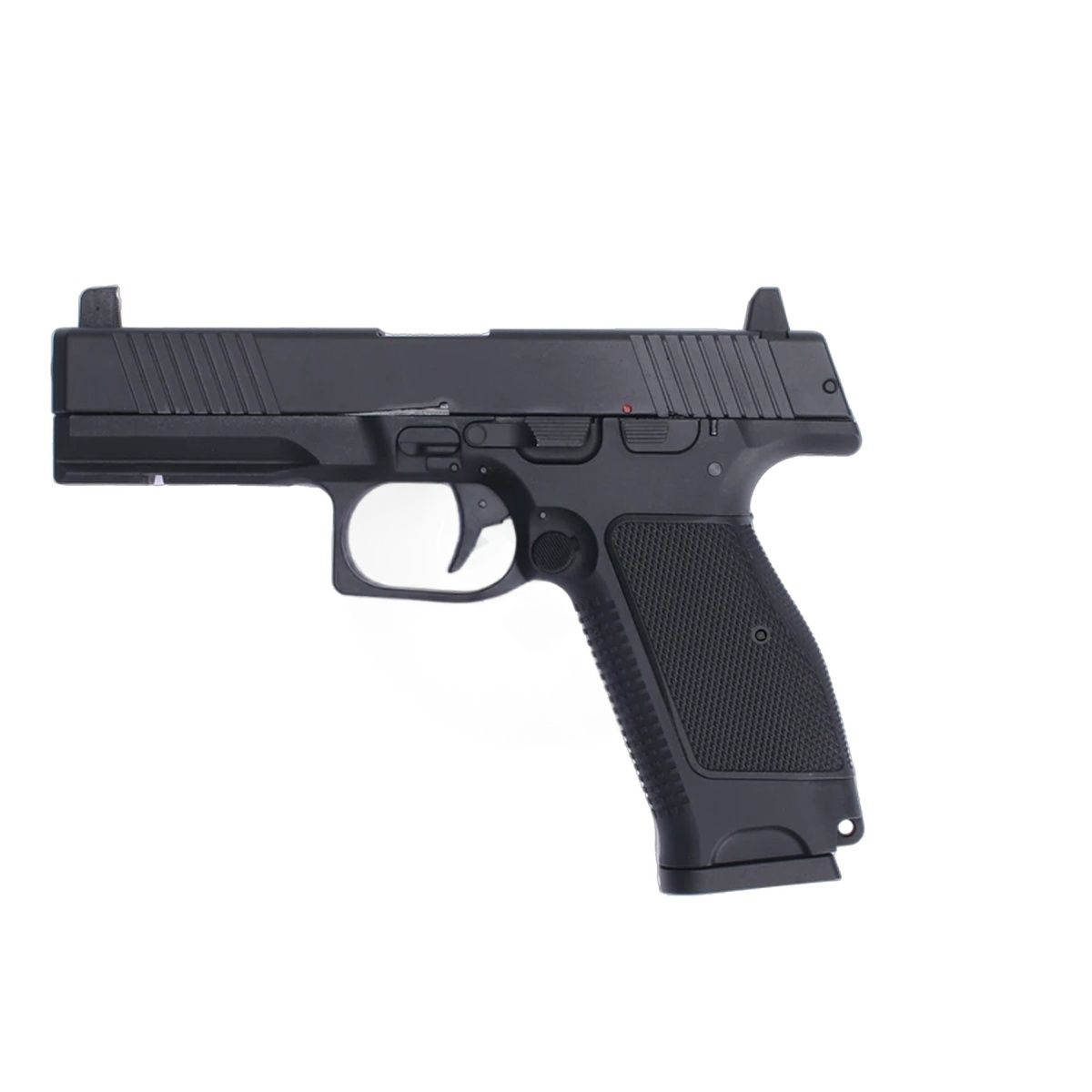 Kizuna Works MKW Full Sized Gas Blowback Airsoft Pistol, COLOR: Black