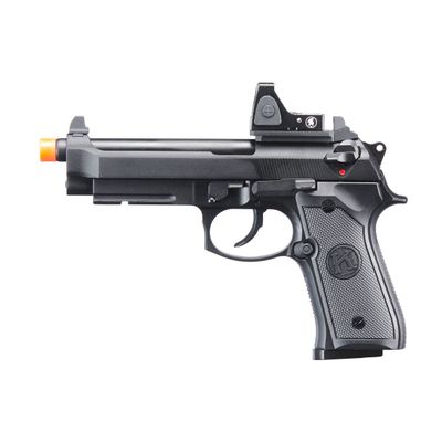 KLI KL-92 AI Optic Ready 6mm Dual Power CO2/Gas Blowback Airsoft Pistol Red Dot Combo